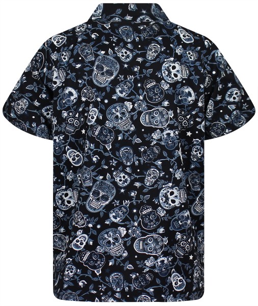 Caxndycing Hawaii Hemd Herren - Kurzarm Button Down Mit Vordertasche, Animal Print Für Sommer & Urlaub