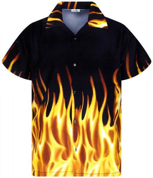 Funky Hawaiihemd | Herren | XS - 6XL | Flames | mehrere Farben